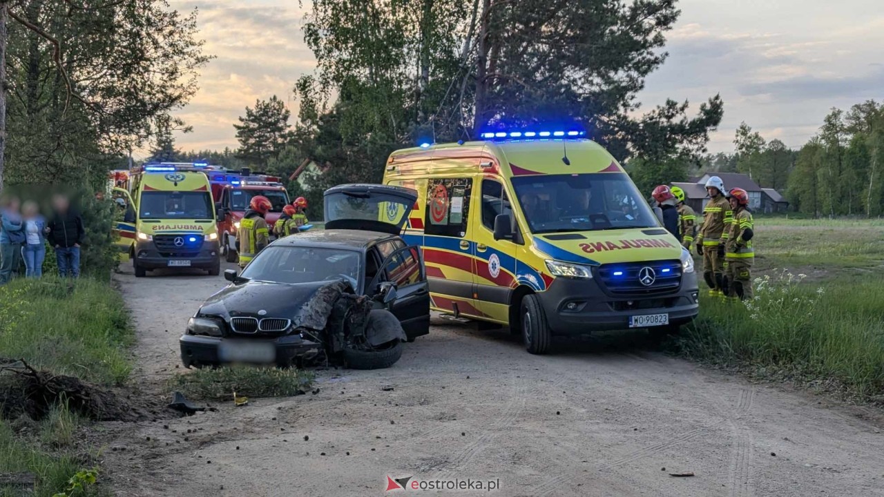 Wypadek w Siemnosze [25.05.2025] - zdjęcie #17 - eOstroleka.pl