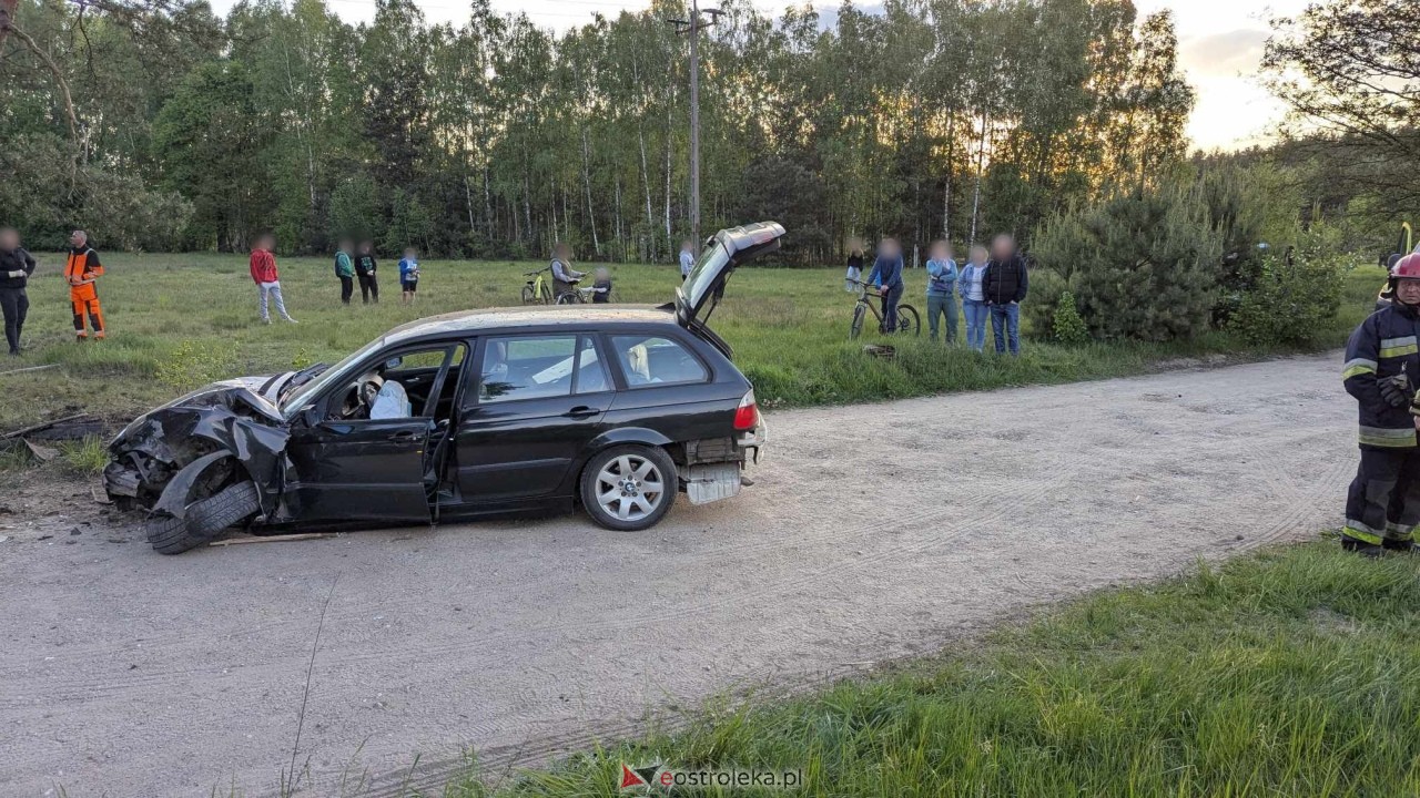 Wypadek w Siemnosze [25.05.2025] - zdjęcie #13 - eOstroleka.pl