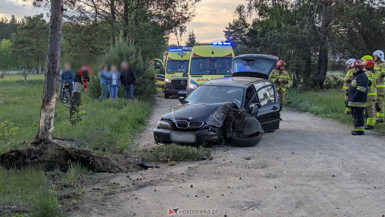 Wypadek w Siemnosze [25.05.2025] - zdjęcie #8 - eOstroleka.pl