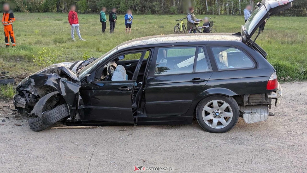 Wypadek w Siemnosze [25.05.2025] - zdjęcie #7 - eOstroleka.pl