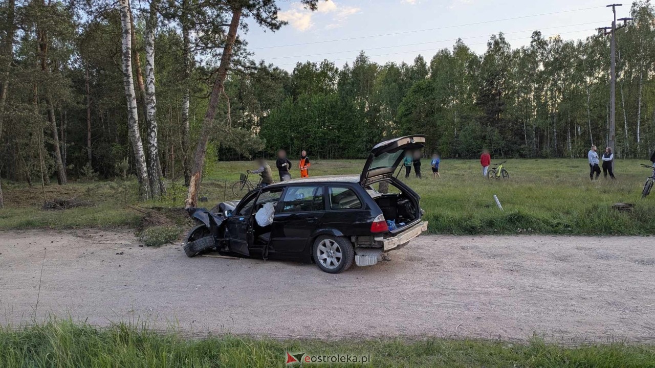 Wypadek w Siemnosze [25.05.2025] - zdjęcie #6 - eOstroleka.pl