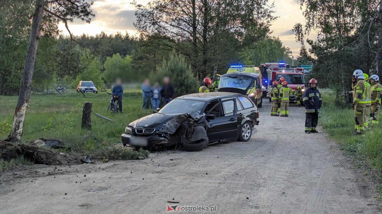Wypadek w Siemnosze [25.05.2025] - zdjęcie #5 - eOstroleka.pl