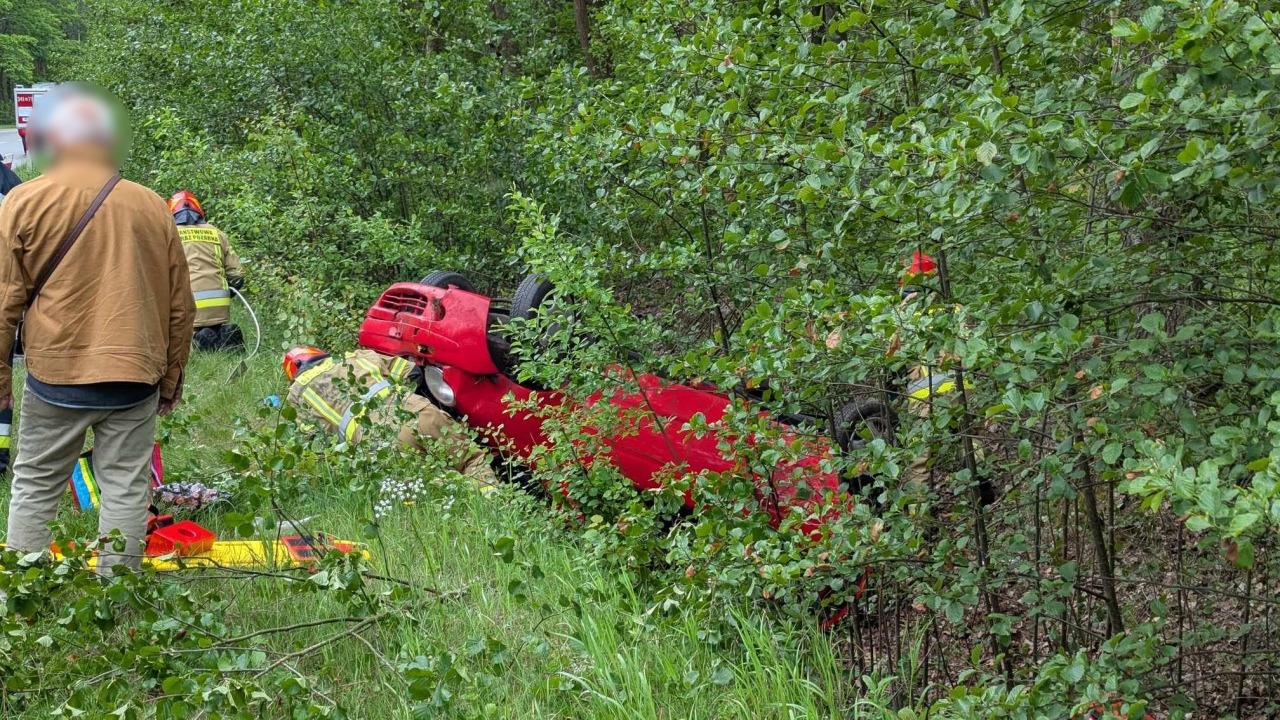 Wypadek w Czarnowcu [29.05.2025] - zdjęcie #21 - eOstroleka.pl