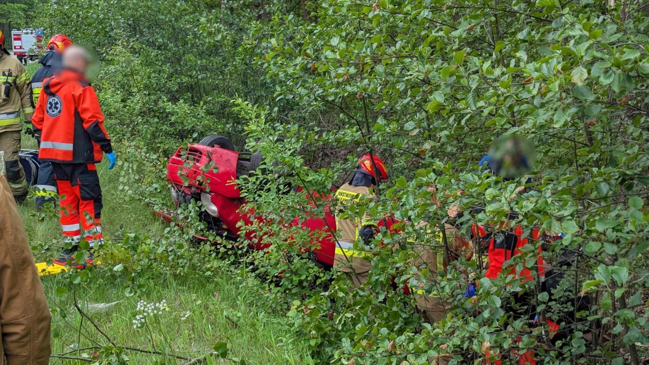 Wypadek w Czarnowcu [29.05.2025] - zdjęcie #20 - eOstroleka.pl