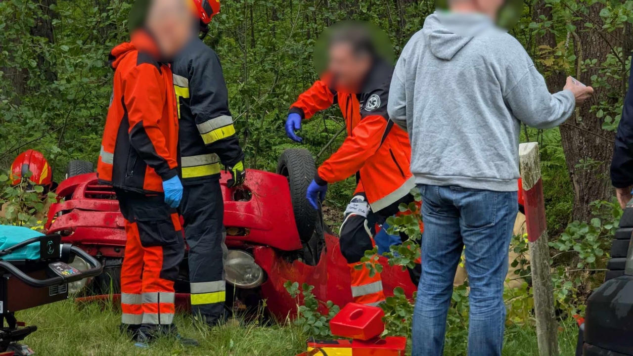 Wypadek w Czarnowcu [29.05.2025] - zdjęcie #19 - eOstroleka.pl