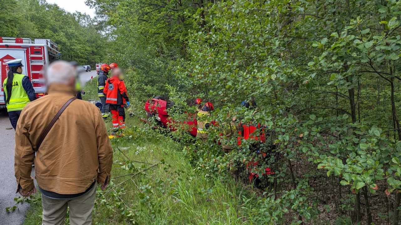 Wypadek w Czarnowcu [29.05.2025] - zdjęcie #10 - eOstroleka.pl