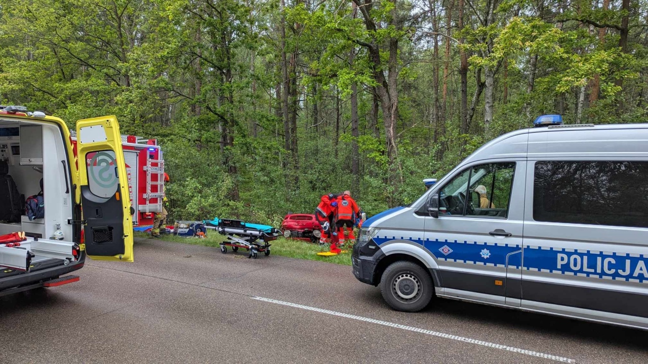 Wypadek w Czarnowcu [29.05.2025] - zdjęcie #8 - eOstroleka.pl
