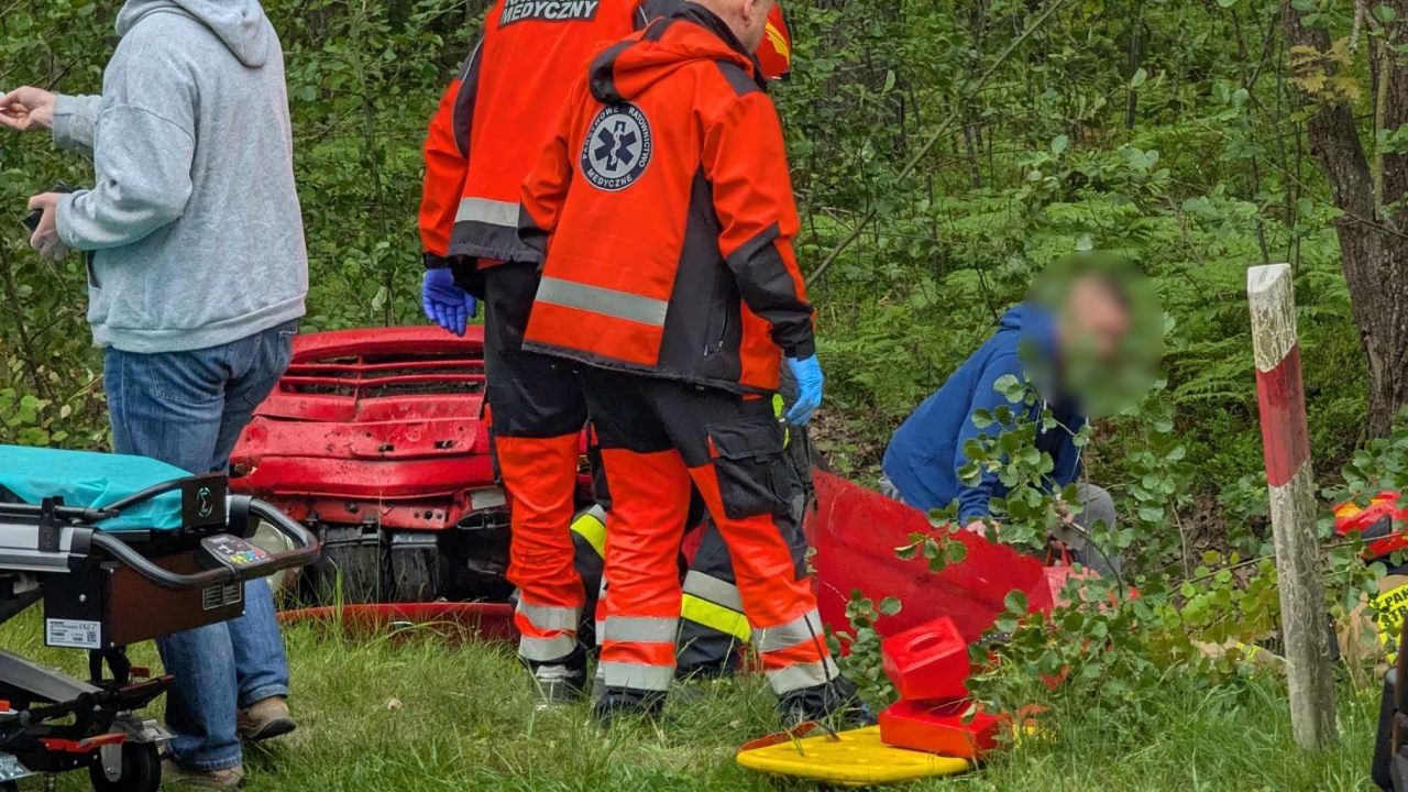 Wypadek w Czarnowcu [29.05.2025] - zdjęcie #6 - eOstroleka.pl