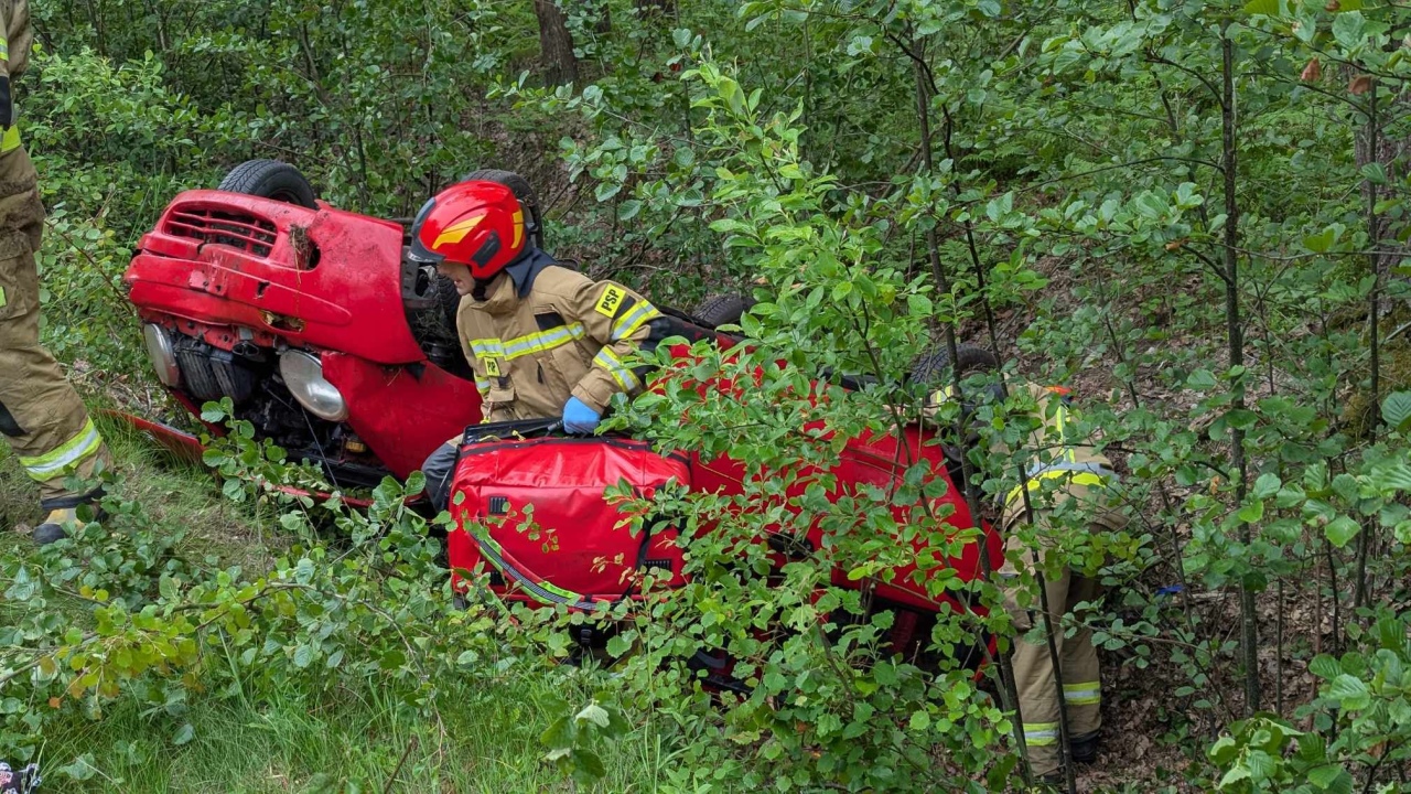 Wypadek w Czarnowcu [29.05.2025] - zdjęcie #4 - eOstroleka.pl