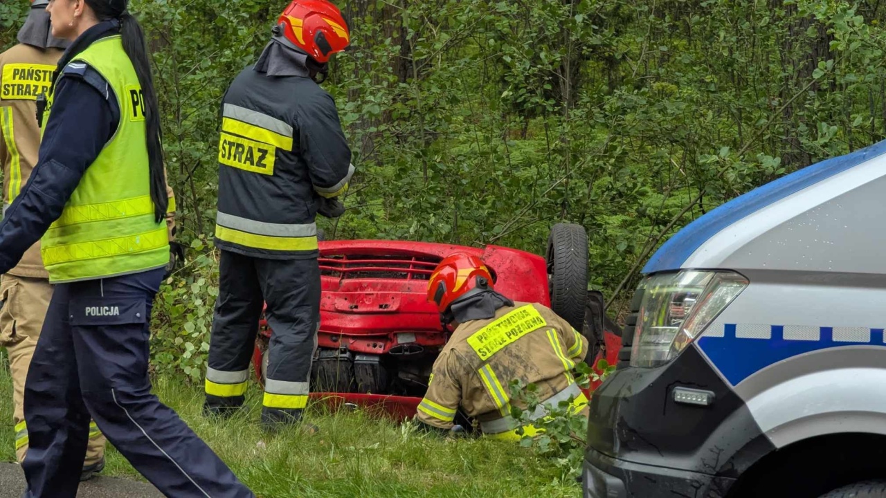 Wypadek w Czarnowcu [29.05.2025] - zdjęcie #3 - eOstroleka.pl