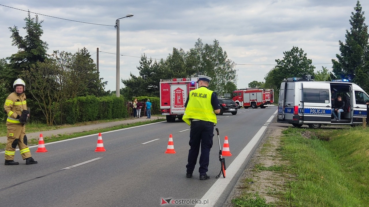Wypadek w Rzekuniu [30.05.2025] - zdjęcie #1 - eOstroleka.pl