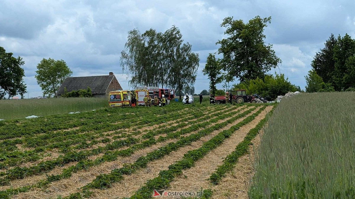 Wypadek w Rębiszach w gminie Goworowo [31.05.2025] - zdjęcie #14 - eOstroleka.pl