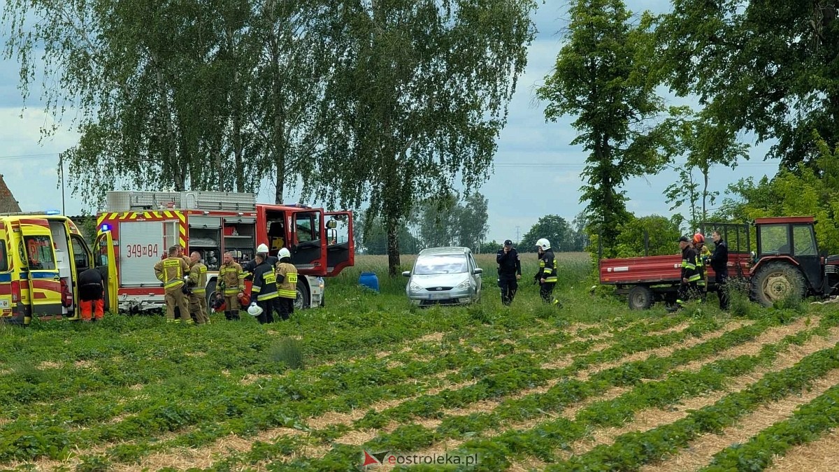 Wypadek w Rębiszach w gminie Goworowo [31.05.2025] - zdjęcie #13 - eOstroleka.pl