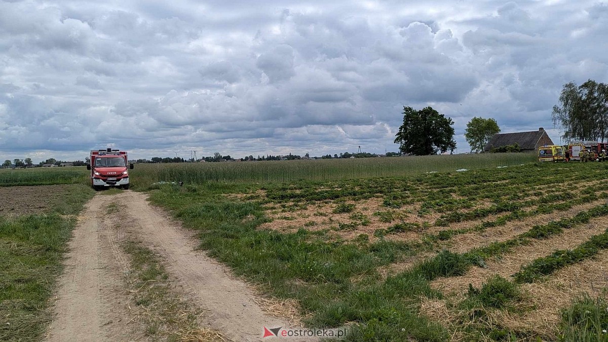 Wypadek w Rębiszach w gminie Goworowo [31.05.2025] - zdjęcie #12 - eOstroleka.pl