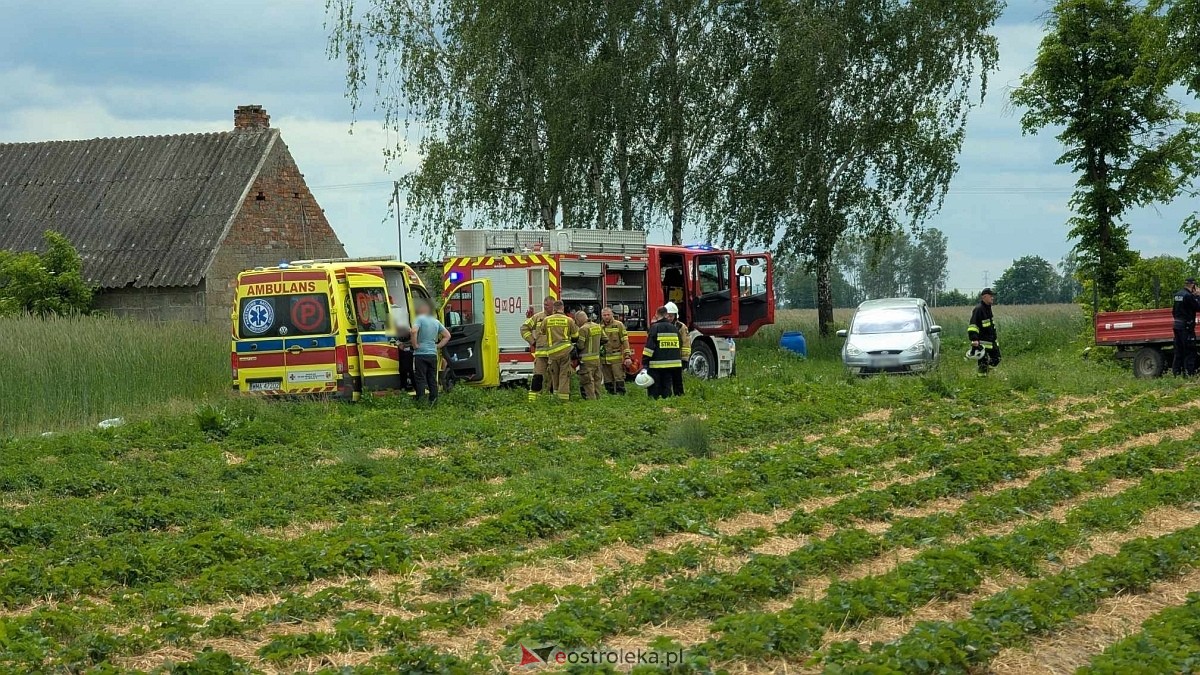 Wypadek w Rębiszach w gminie Goworowo [31.05.2025] - zdjęcie #10 - eOstroleka.pl
