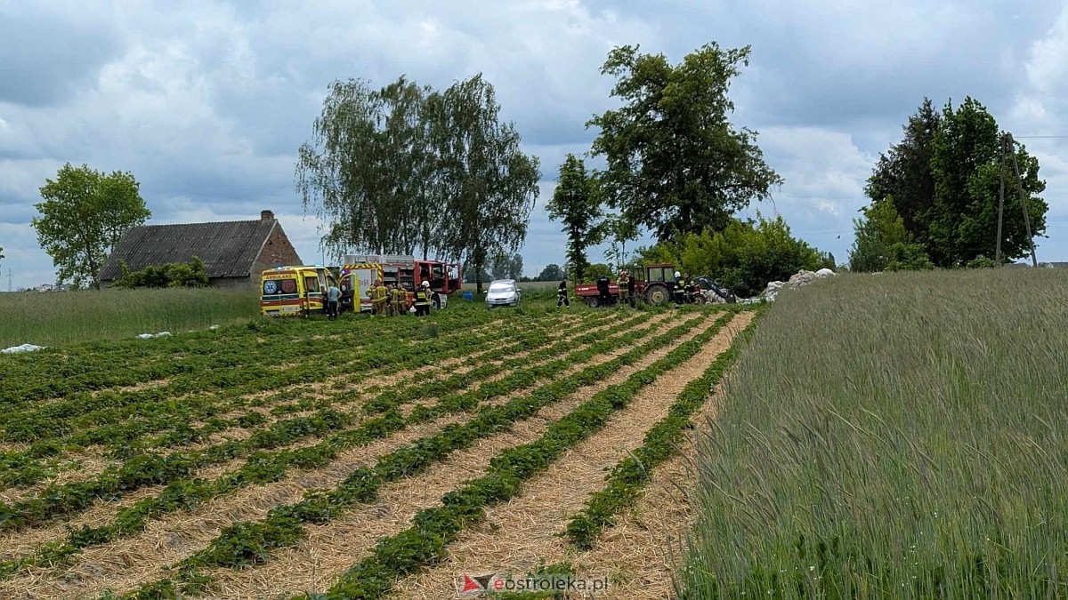 Wypadek w Rębiszach w gminie Goworowo [31.05.2025] - zdjęcie #9 - eOstroleka.pl