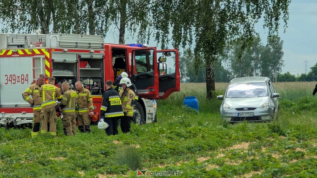 Wypadek w Rębiszach w gminie Goworowo [31.05.2025] - zdjęcie #4 - eOstroleka.pl