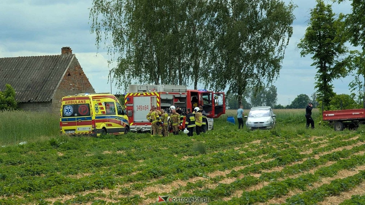 Wypadek w Rębiszach w gminie Goworowo [31.05.2025] - zdjęcie #2 - eOstroleka.pl