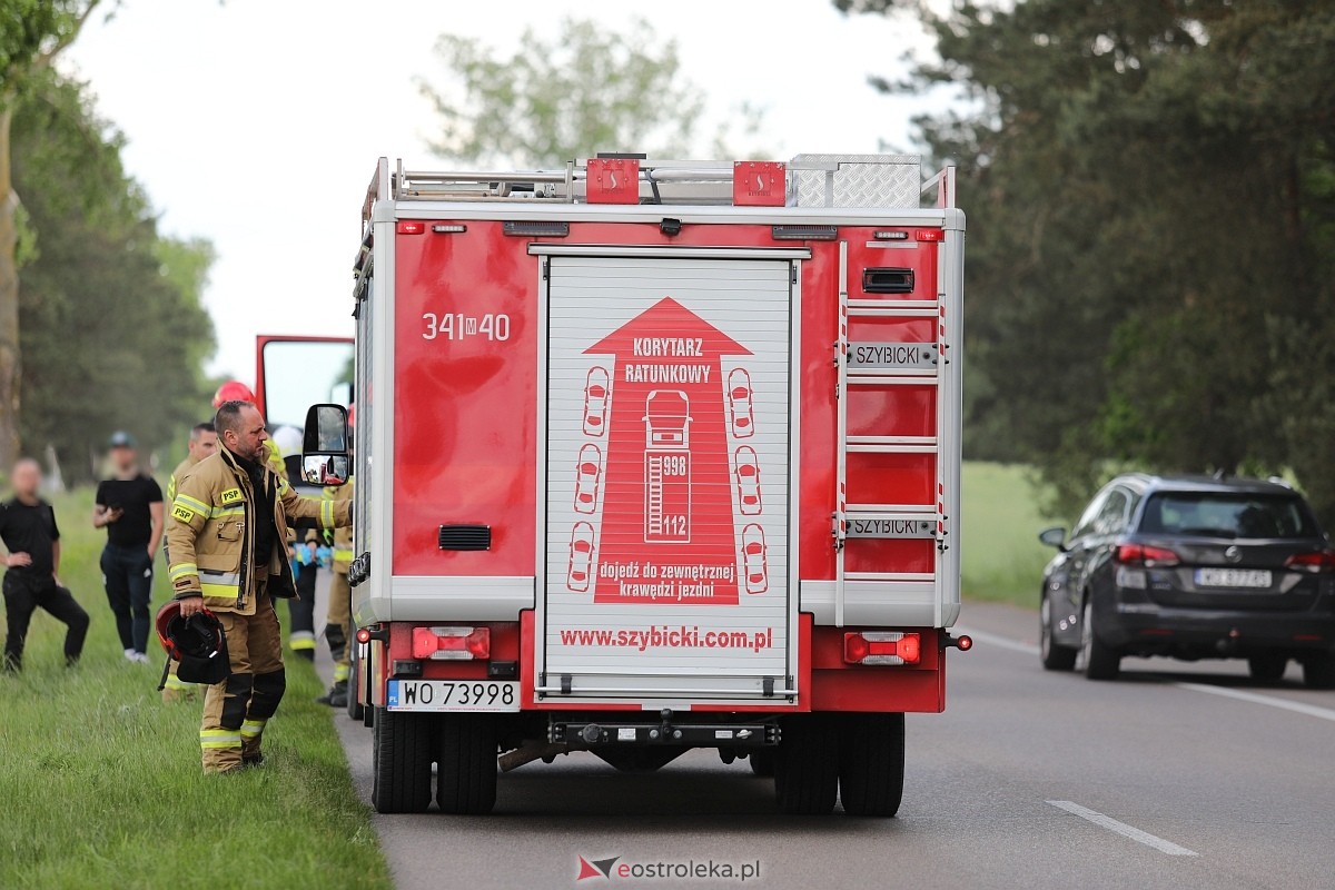 Wypadek w Damiętach [31.05.2025] - zdjęcie #23 - eOstroleka.pl