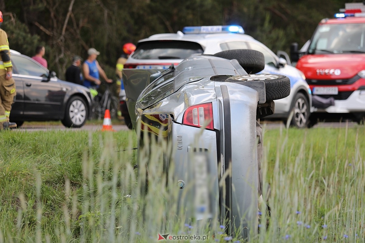 Wypadek w Damiętach [31.05.2025] - zdjęcie #11 - eOstroleka.pl