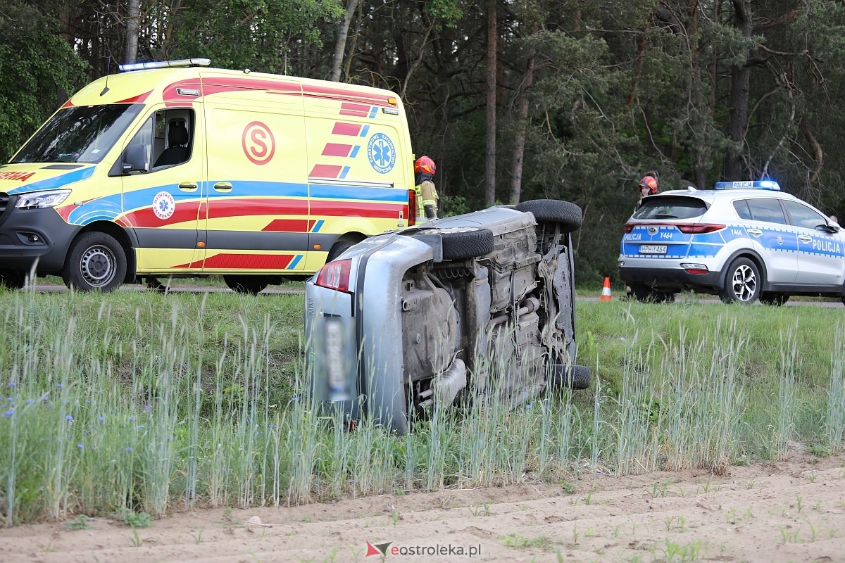 Wypadek w Damiętach [31.05.2025] - zdjęcie #10 - eOstroleka.pl