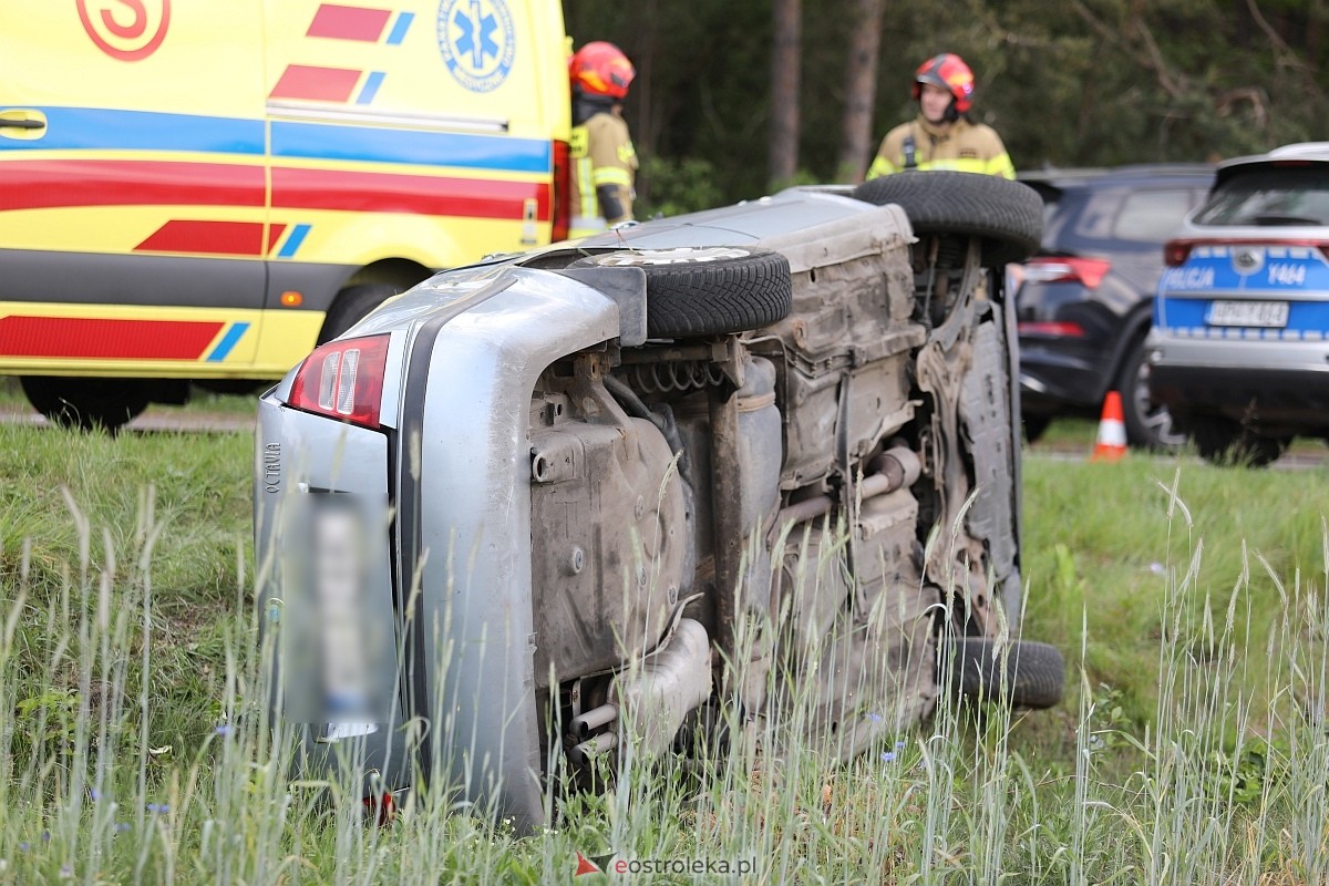 Wypadek w Damiętach [31.05.2025] - zdjęcie #9 - eOstroleka.pl
