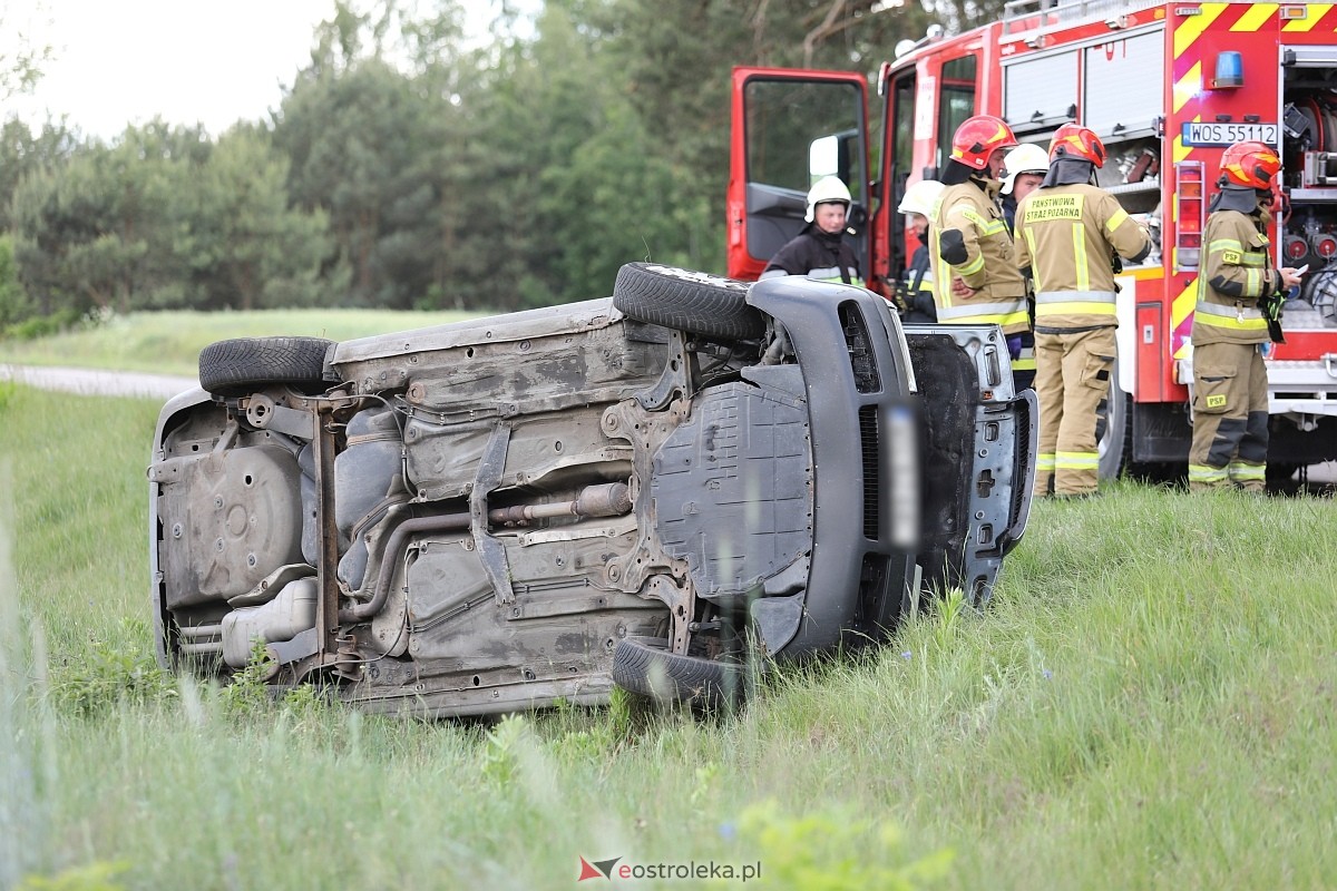 Wypadek w Damiętach [31.05.2025] - zdjęcie #7 - eOstroleka.pl