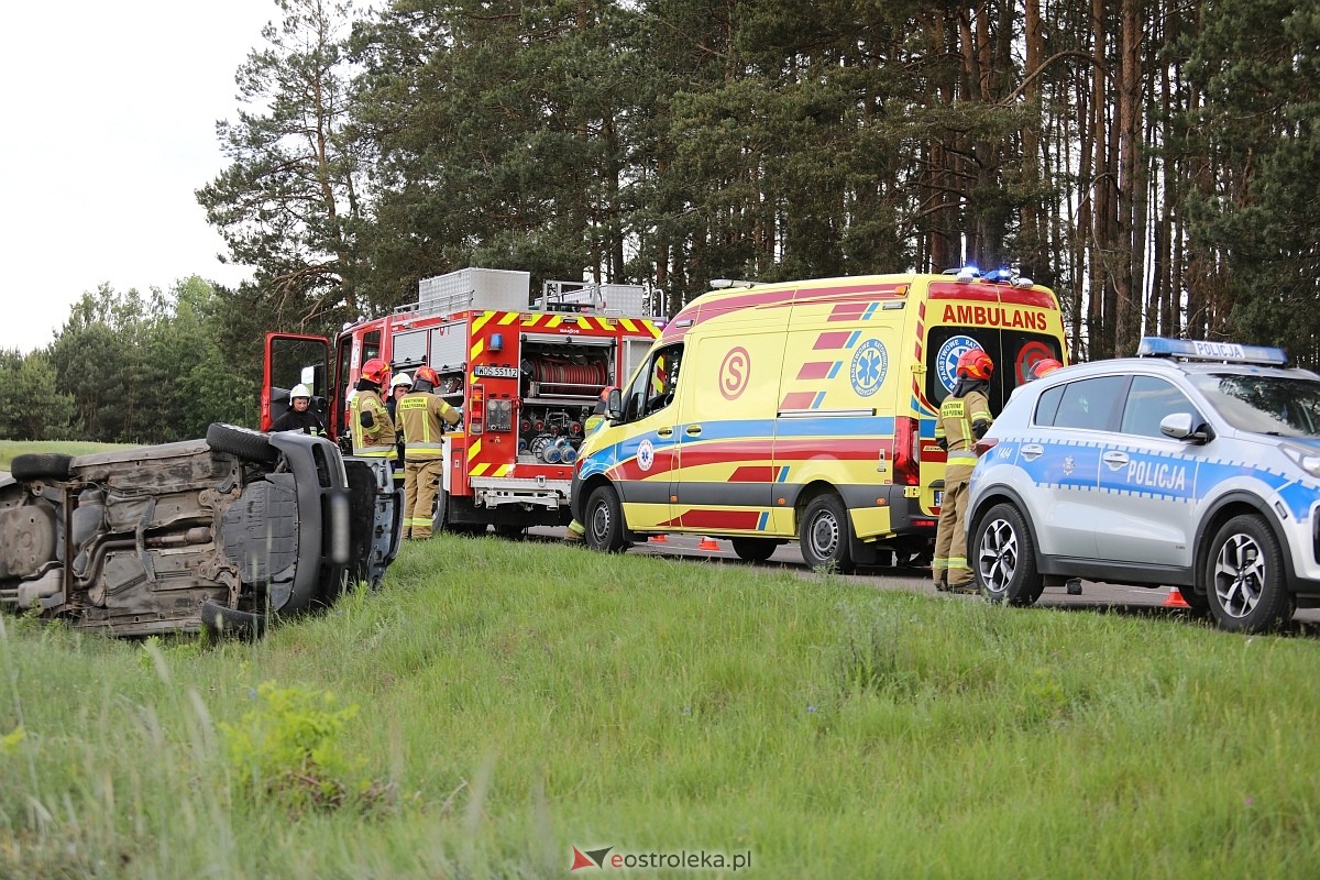 Wypadek w Damiętach [31.05.2025] - zdjęcie #6 - eOstroleka.pl