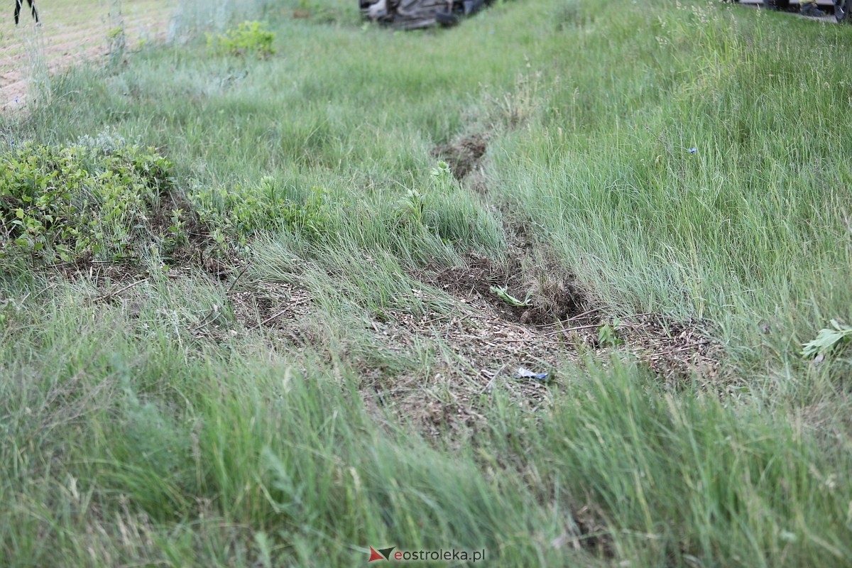 Wypadek w Damiętach [31.05.2025] - zdjęcie #5 - eOstroleka.pl