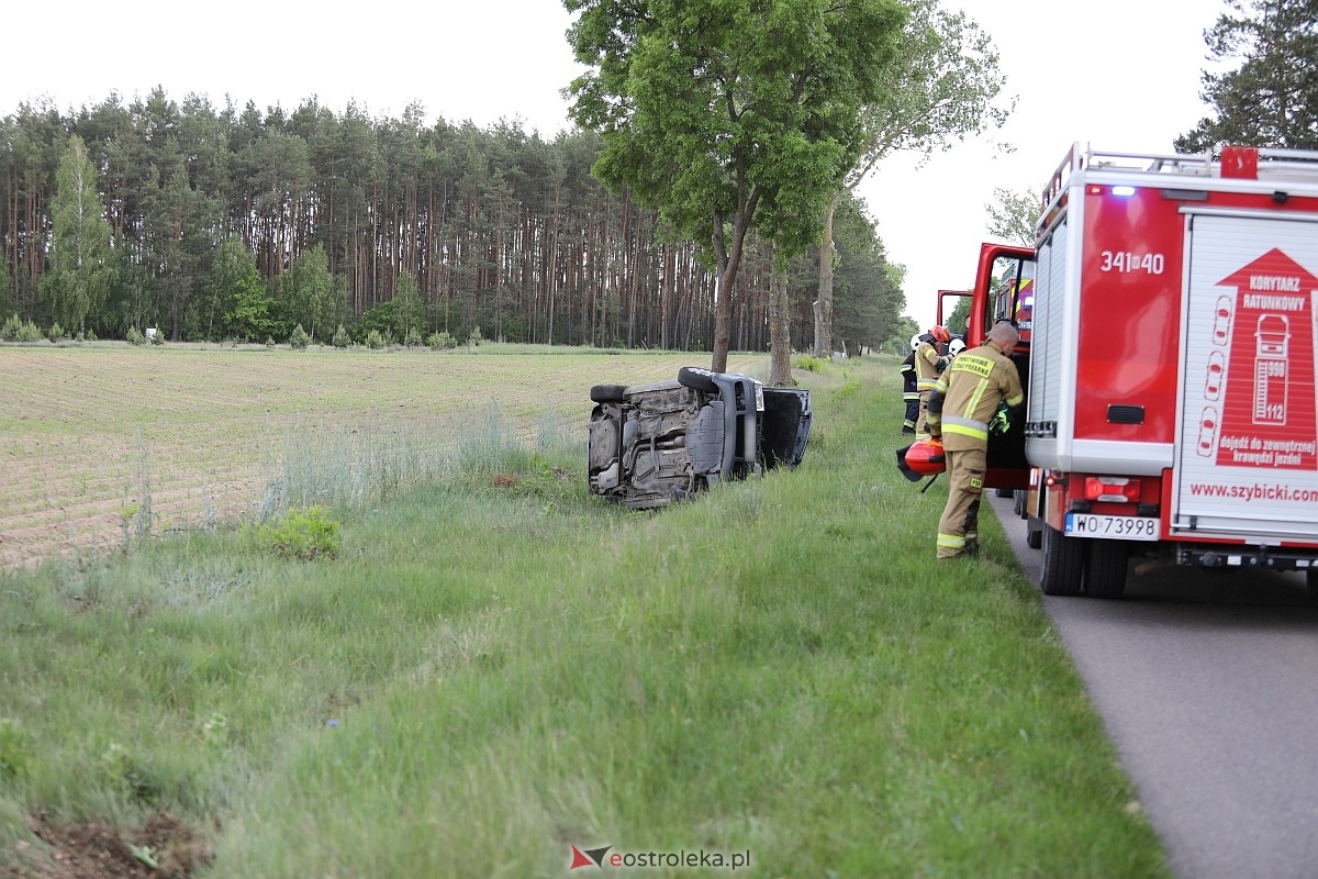 Wypadek w Damiętach [31.05.2025] - zdjęcie #4 - eOstroleka.pl
