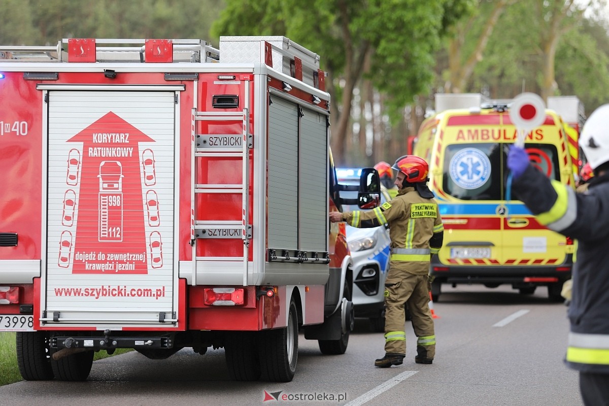 Wypadek w Damiętach [31.05.2025] - zdjęcie #3 - eOstroleka.pl