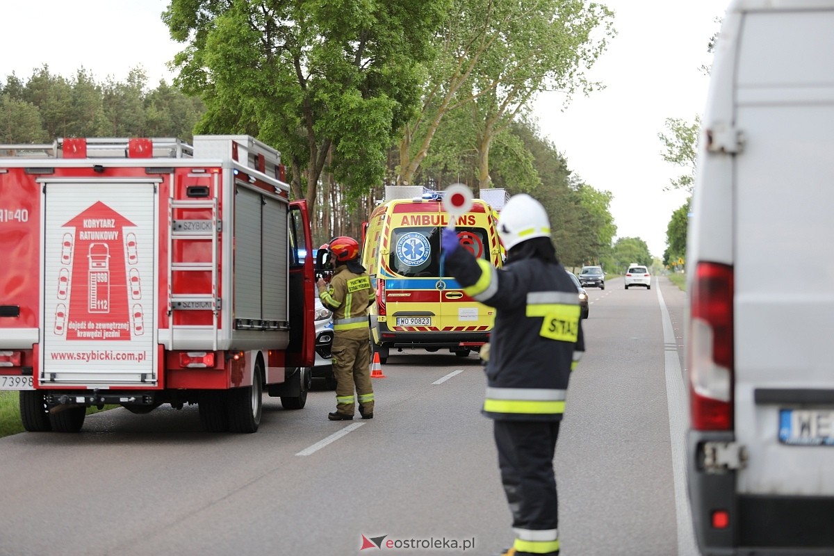 Wypadek w Damiętach [31.05.2025] - zdjęcie #2 - eOstroleka.pl