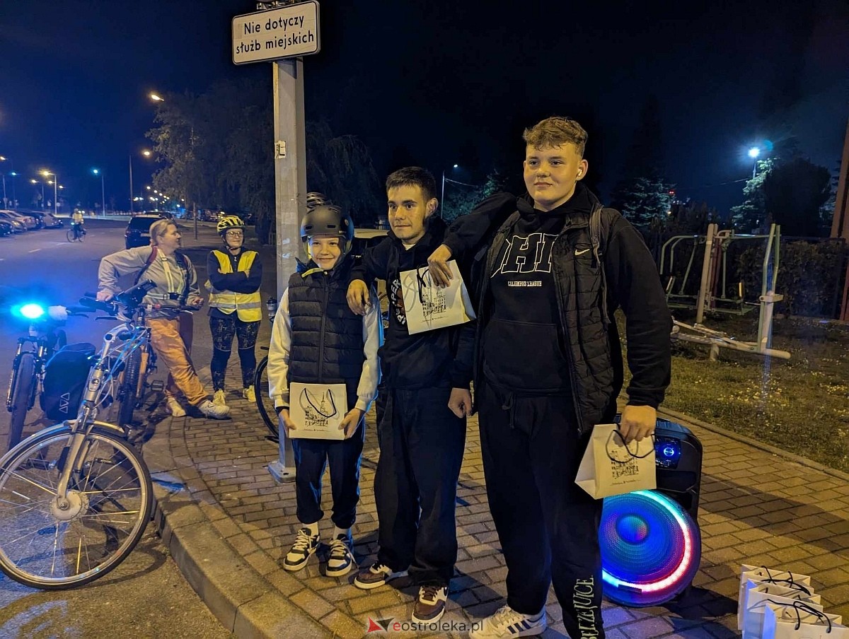 Rowerowa Stolica Polski 2025 - nocna przejażdżka ulicami Ostrołęki [31.05.2025] - zdjęcie #18 - eOstroleka.pl