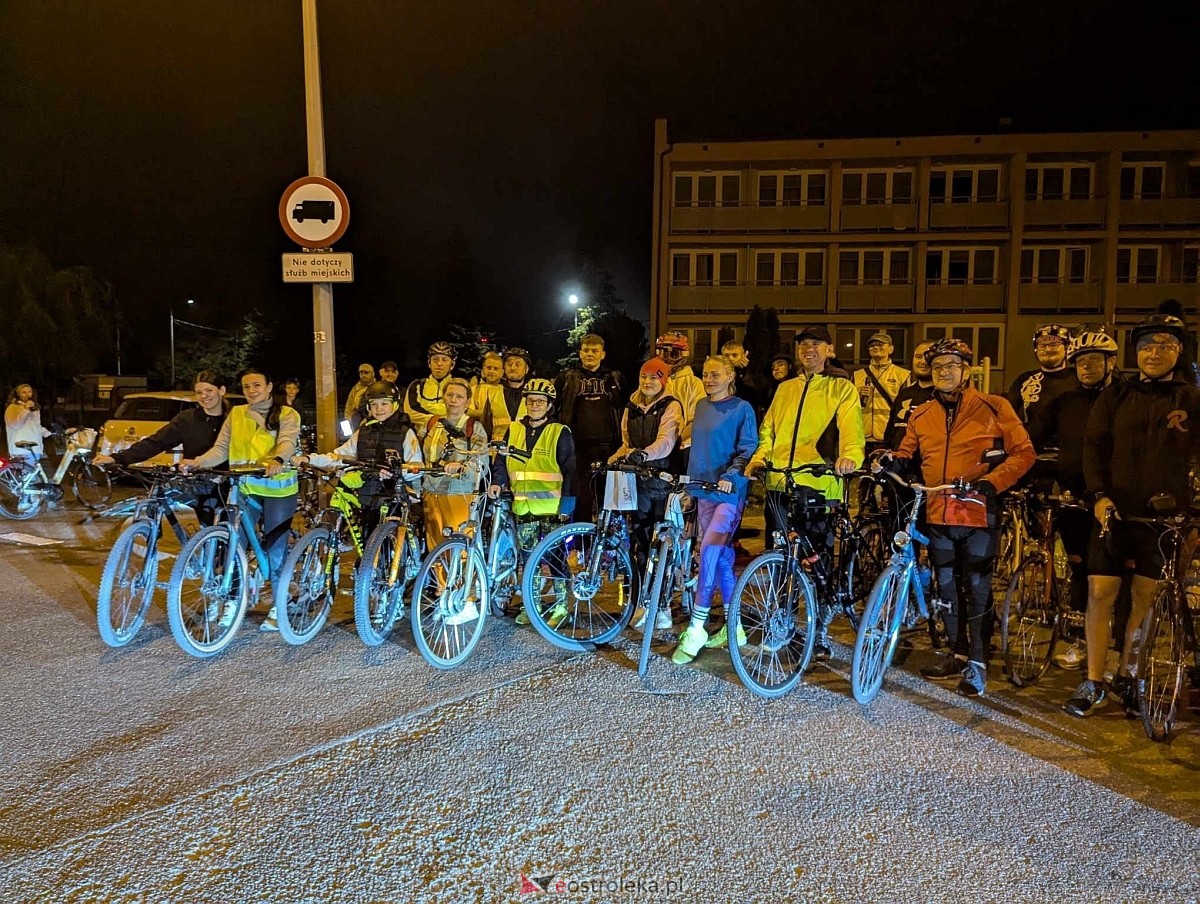 Rowerowa Stolica Polski 2025 - nocna przejażdżka ulicami Ostrołęki [31.05.2025] - zdjęcie #6 - eOstroleka.pl