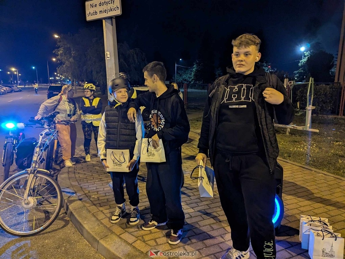 Rowerowa Stolica Polski 2025 - nocna przejażdżka ulicami Ostrołęki [31.05.2025] - zdjęcie #32 - eOstroleka.pl