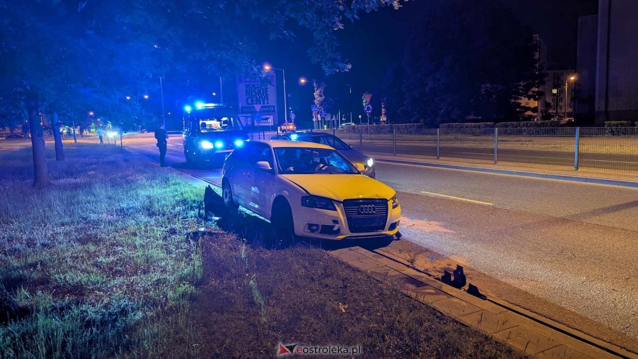 Wypadek na rondzie Solidarności w Ostrołęce [05.06.2025] - zdjęcie #10 - eOstroleka.pl