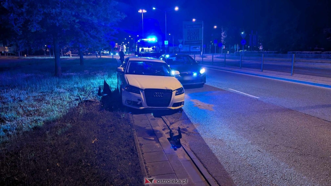 Wypadek na rondzie Solidarności w Ostrołęce [05.06.2025] - zdjęcie #9 - eOstroleka.pl