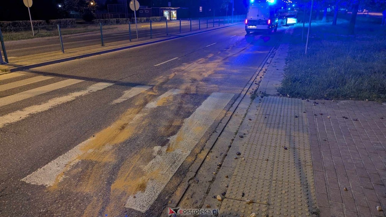 Wypadek na rondzie Solidarności w Ostrołęce [05.06.2025] - zdjęcie #7 - eOstroleka.pl