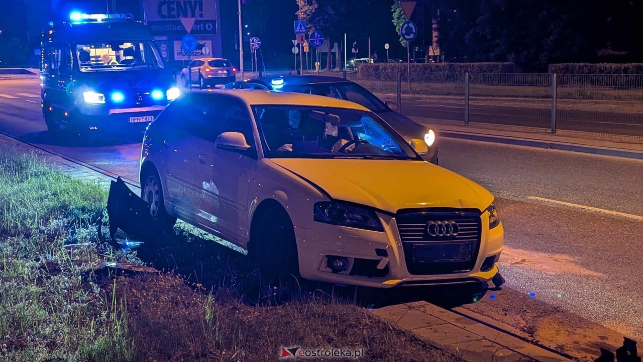 Wypadek na rondzie Solidarności w Ostrołęce [05.06.2025] - zdjęcie #5 - eOstroleka.pl