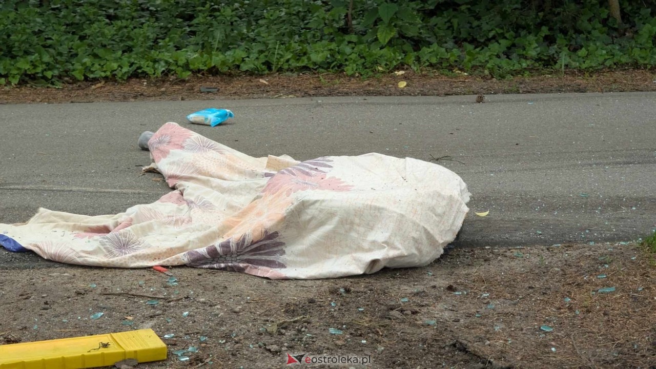 Wypadek na Sosnowej w Ławach [06.06.2025] - zdjęcie #9 - eOstroleka.pl