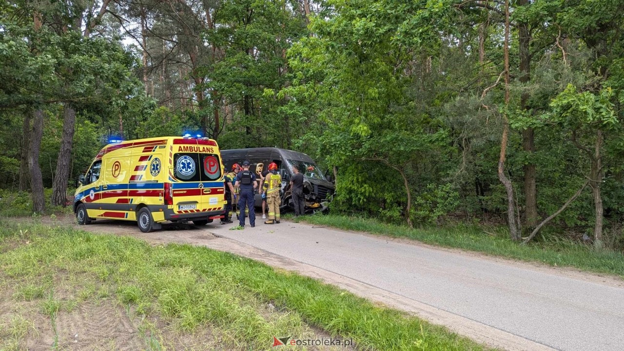 Wypadek na Sosnowej w Ławach [06.06.2025] - zdjęcie #2 - eOstroleka.pl