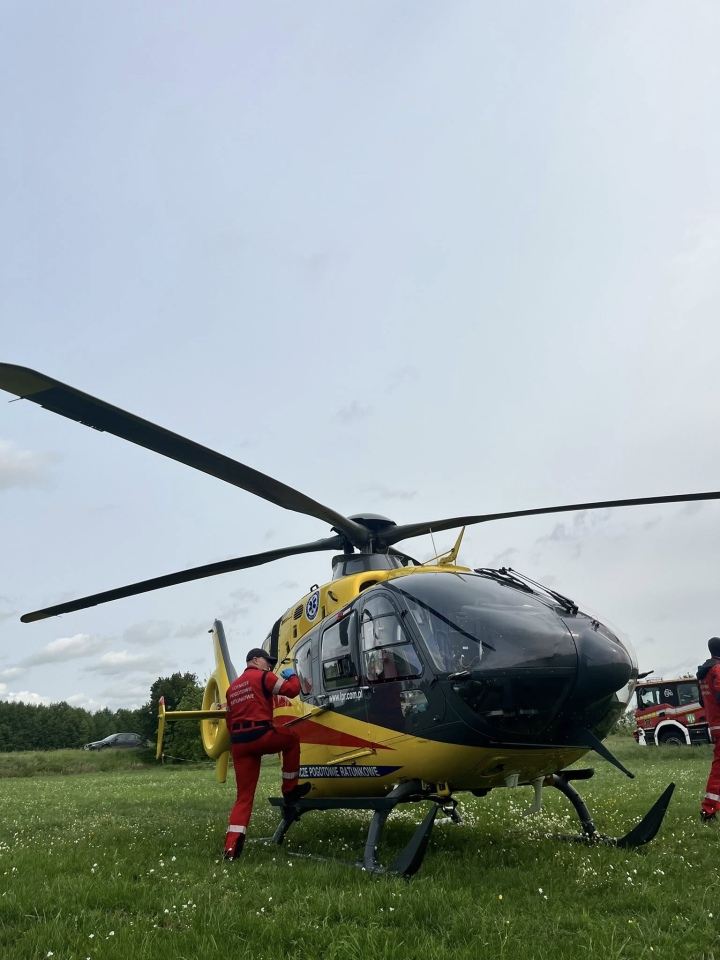 Wypadek w gminie Łyse [08.06.2025 - fot. OSP Łyse] - zdjęcie #5 - eOstroleka.pl