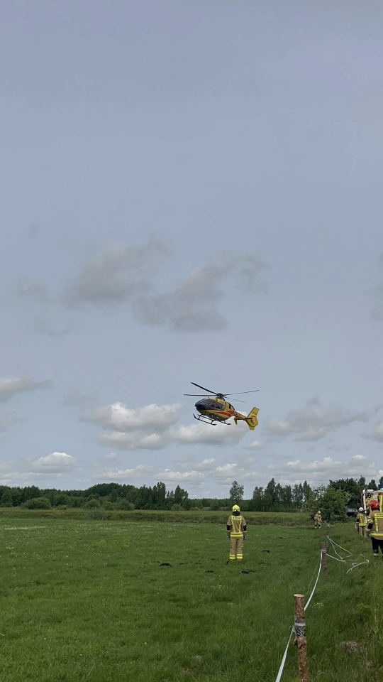Wypadek w gminie Łyse [08.06.2025 - fot. OSP Łyse] - zdjęcie #3 - eOstroleka.pl
