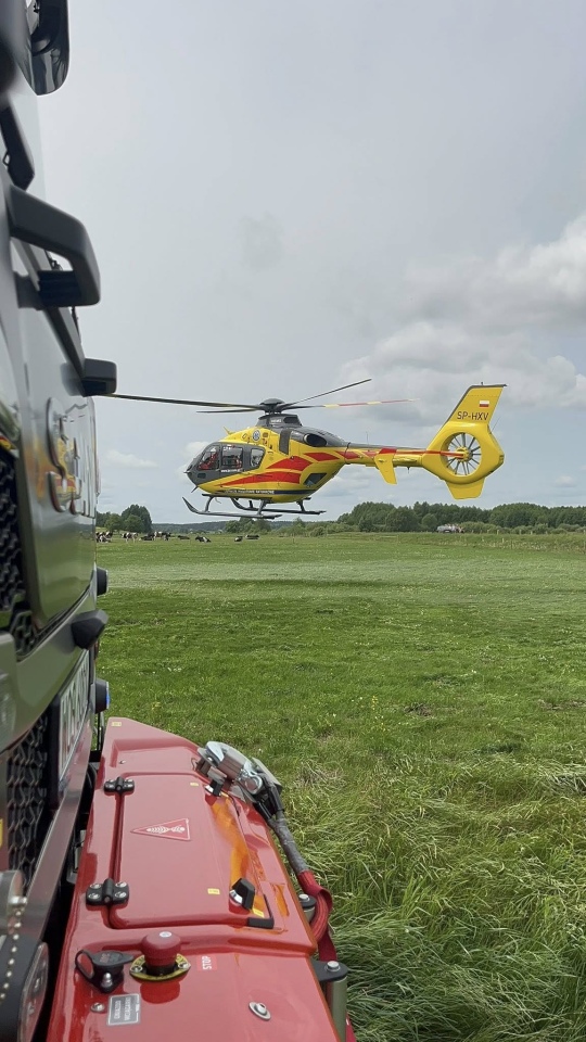 Wypadek w gminie Łyse [08.06.2025 - fot. OSP Łyse] - zdjęcie #8 - eOstroleka.pl