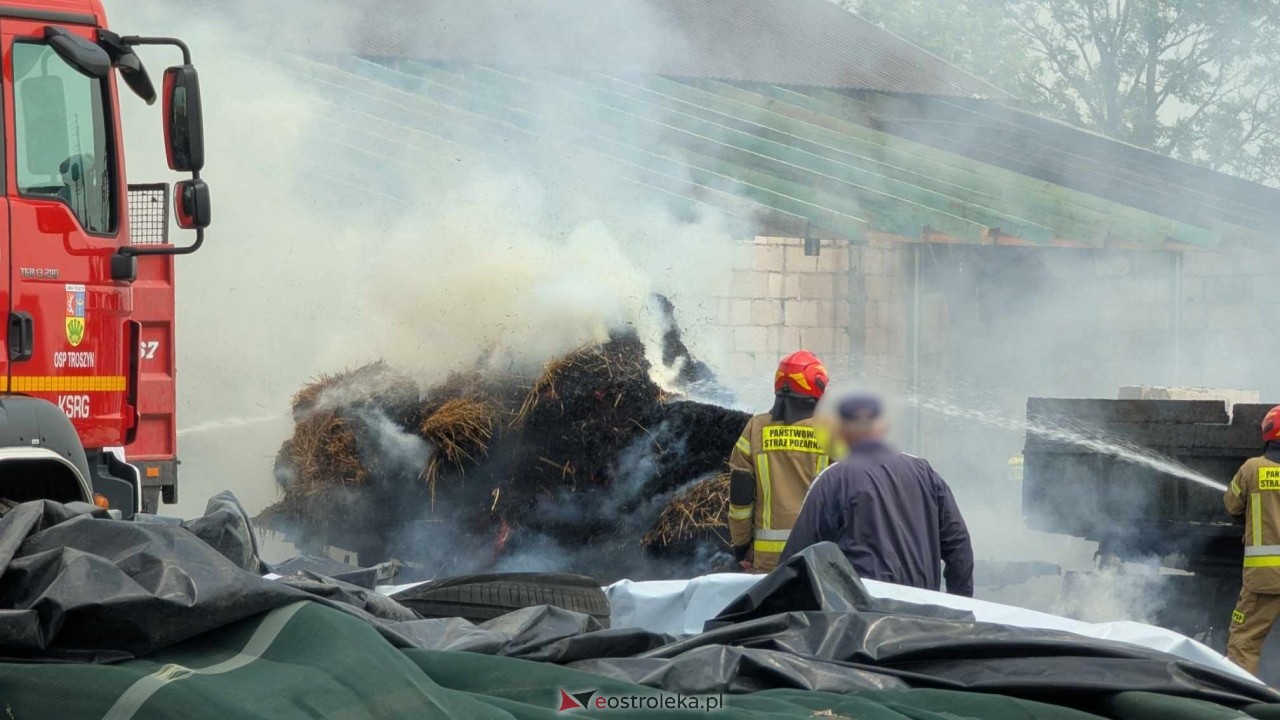 Pożar w Łątczynie [13.06.2025] - zdjęcie #23 - eOstroleka.pl
