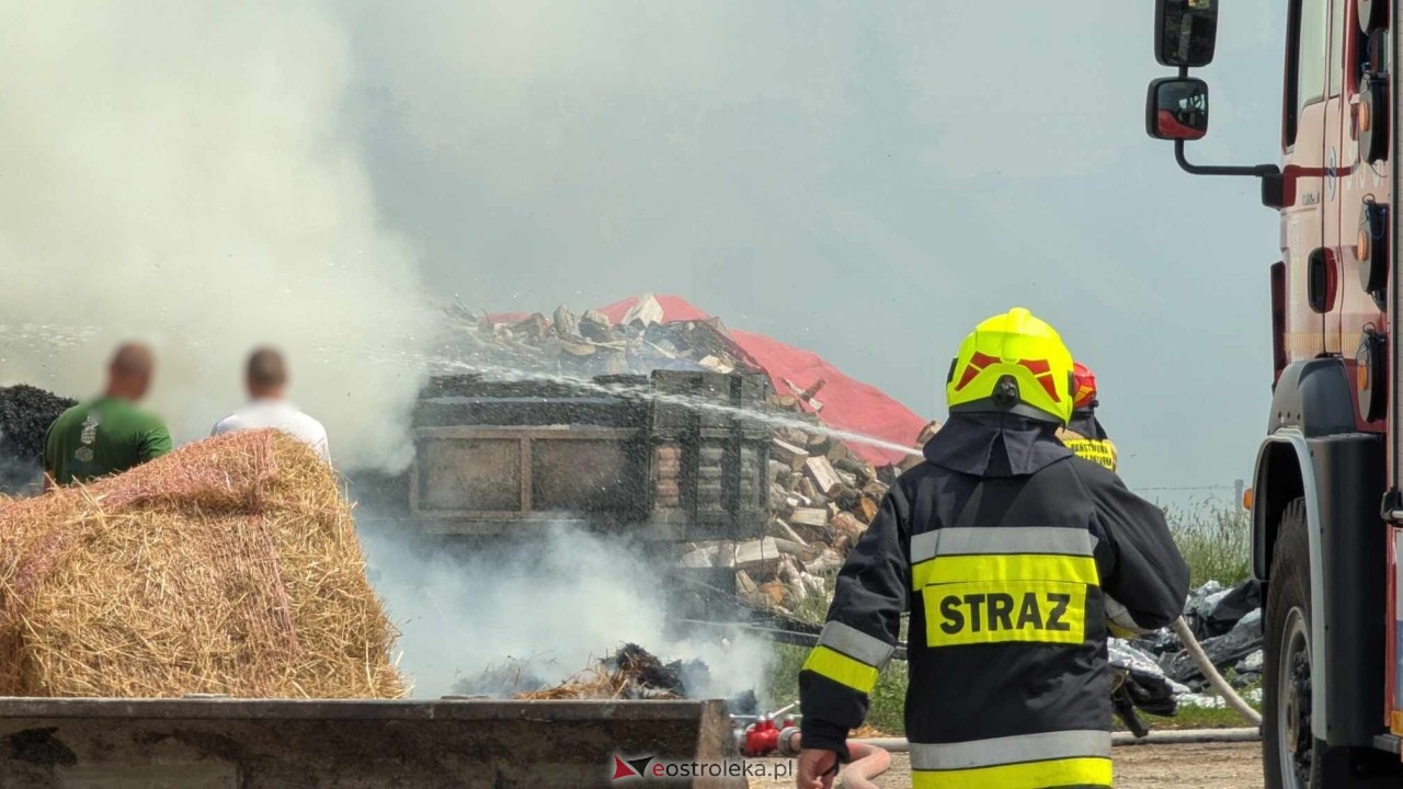 Pożar w Łątczynie [13.06.2025] - zdjęcie #5 - eOstroleka.pl
