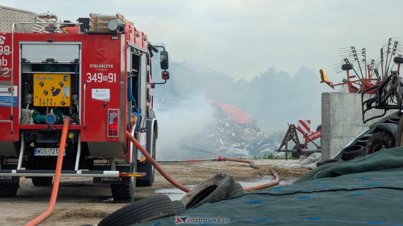 Pożar w Łątczynie [13.06.2025] - zdjęcie #4 - eOstroleka.pl