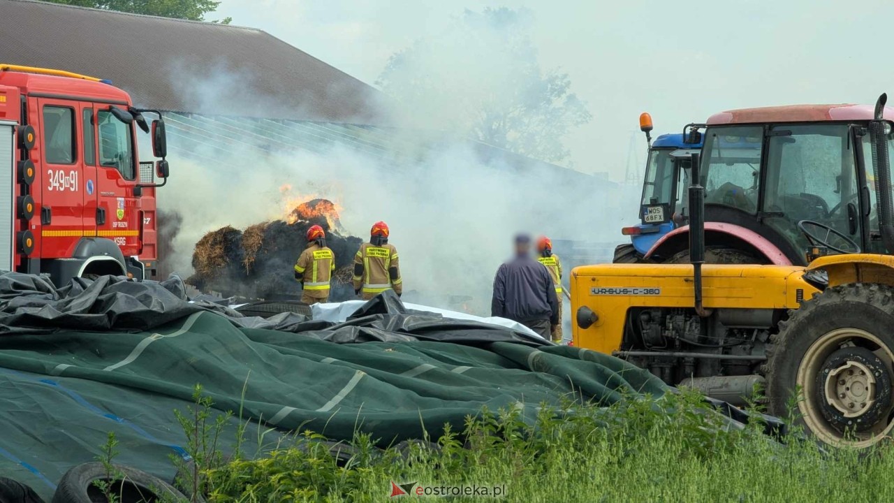 Pożar w Łątczynie [13.06.2025] - zdjęcie #2 - eOstroleka.pl