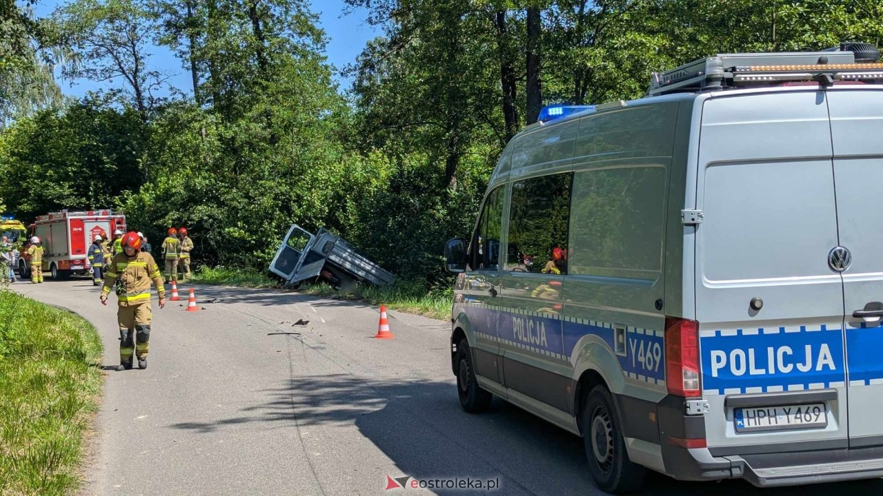 Wypadek w Zabielu [14.06.2025] - zdjęcie #19 - eOstroleka.pl