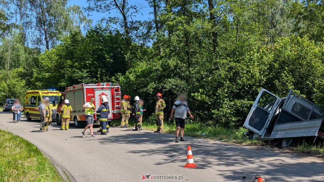 Wypadek w Zabielu [14.06.2025] - zdjęcie #18 - eOstroleka.pl